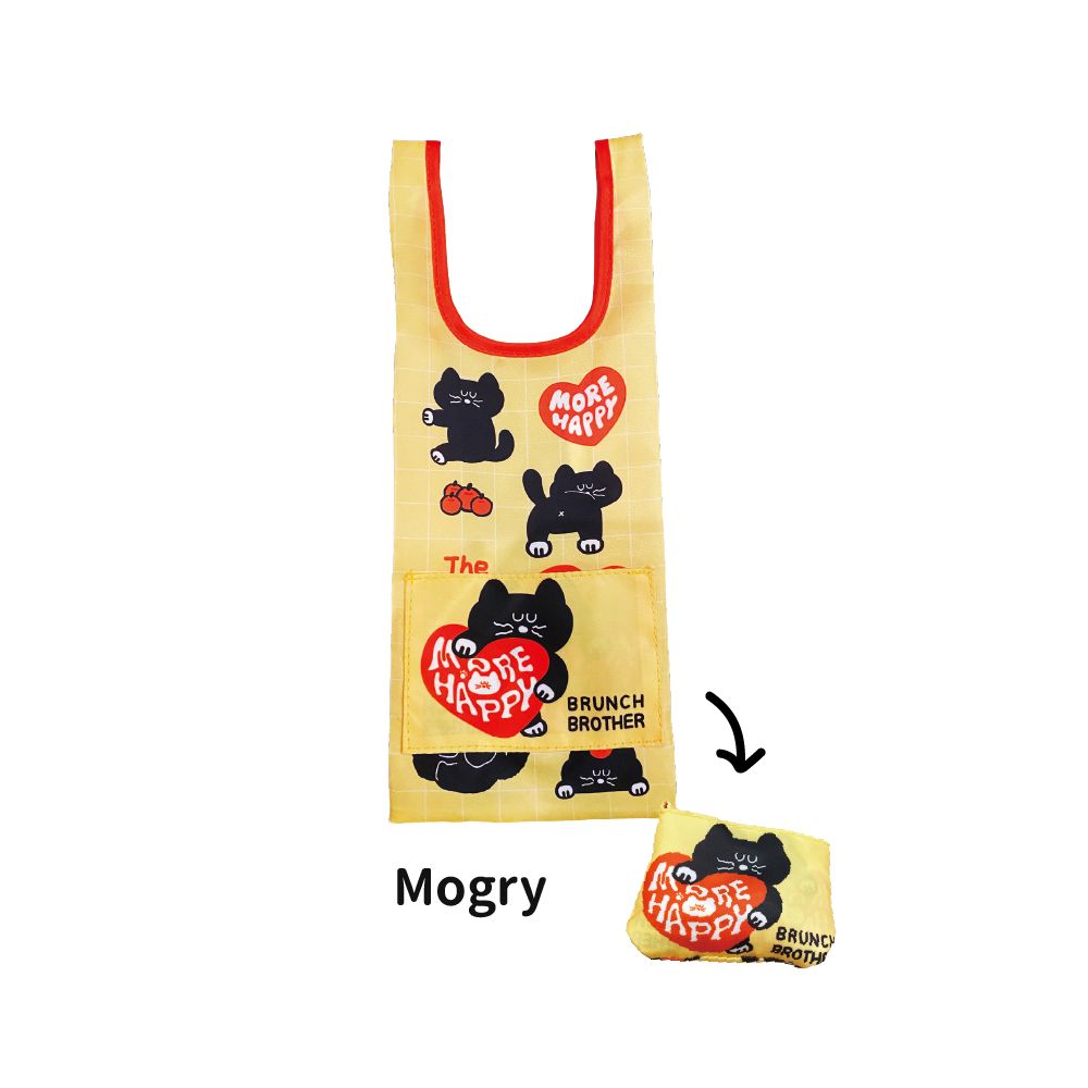 iam我適文創 早午餐兄弟 飲料提袋 三款/ Mogry(黃)