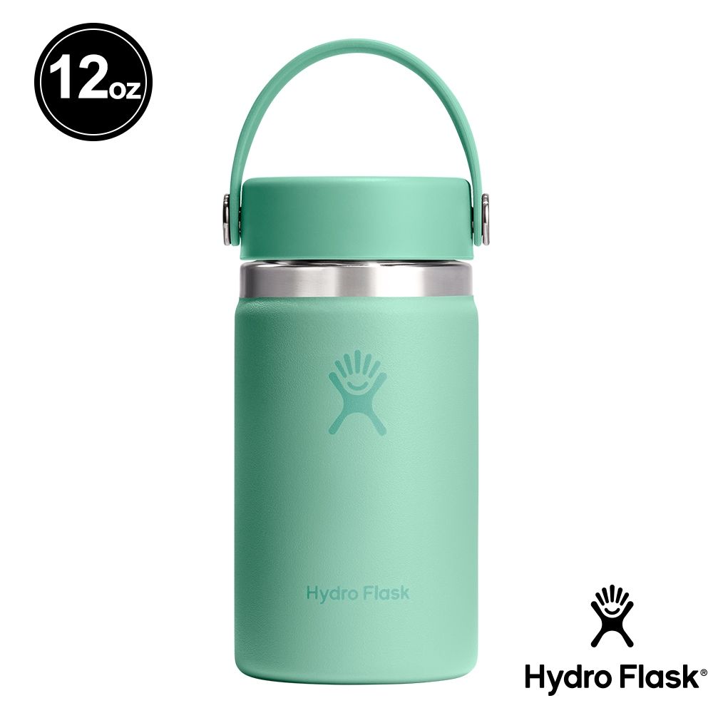 Hydro Flask 12oz寬口提環保溫瓶/ 蒂芬尼藍