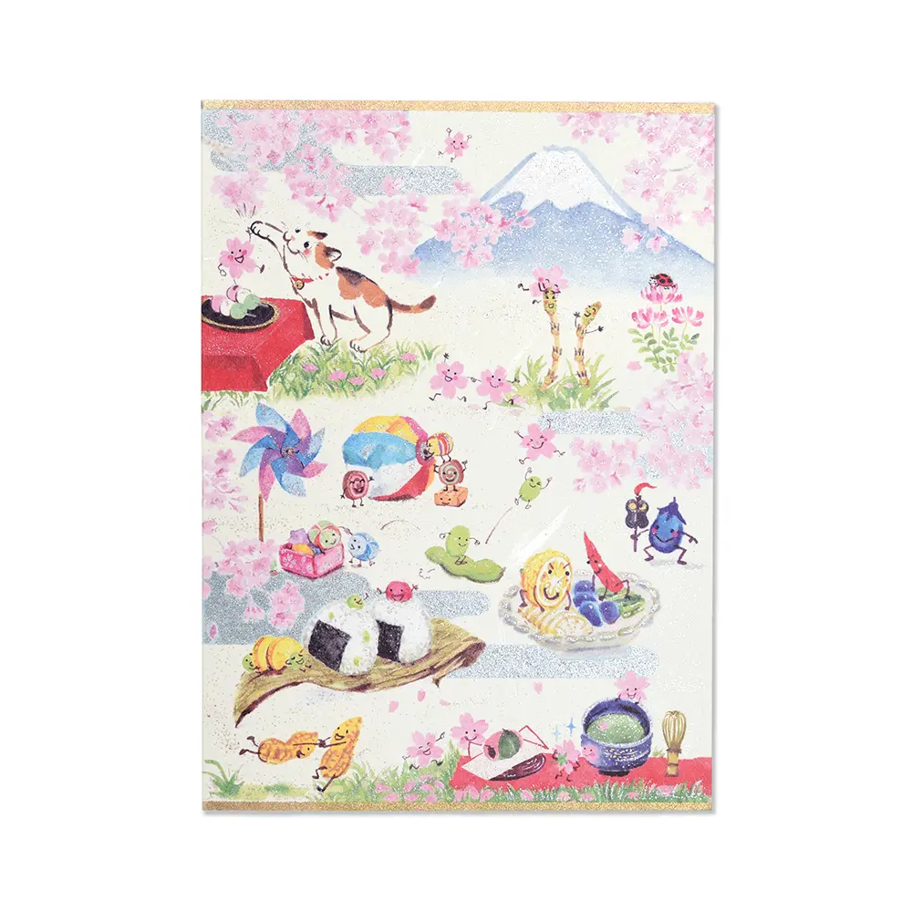 日本 G.C.PRESS 和風萬用卡/ 富士櫻