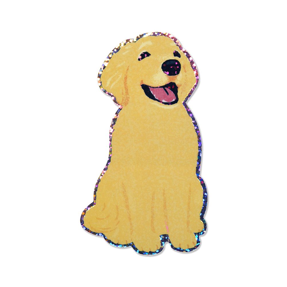 日本 G.C.PRESS 單張貼紙/ 黃金獵犬