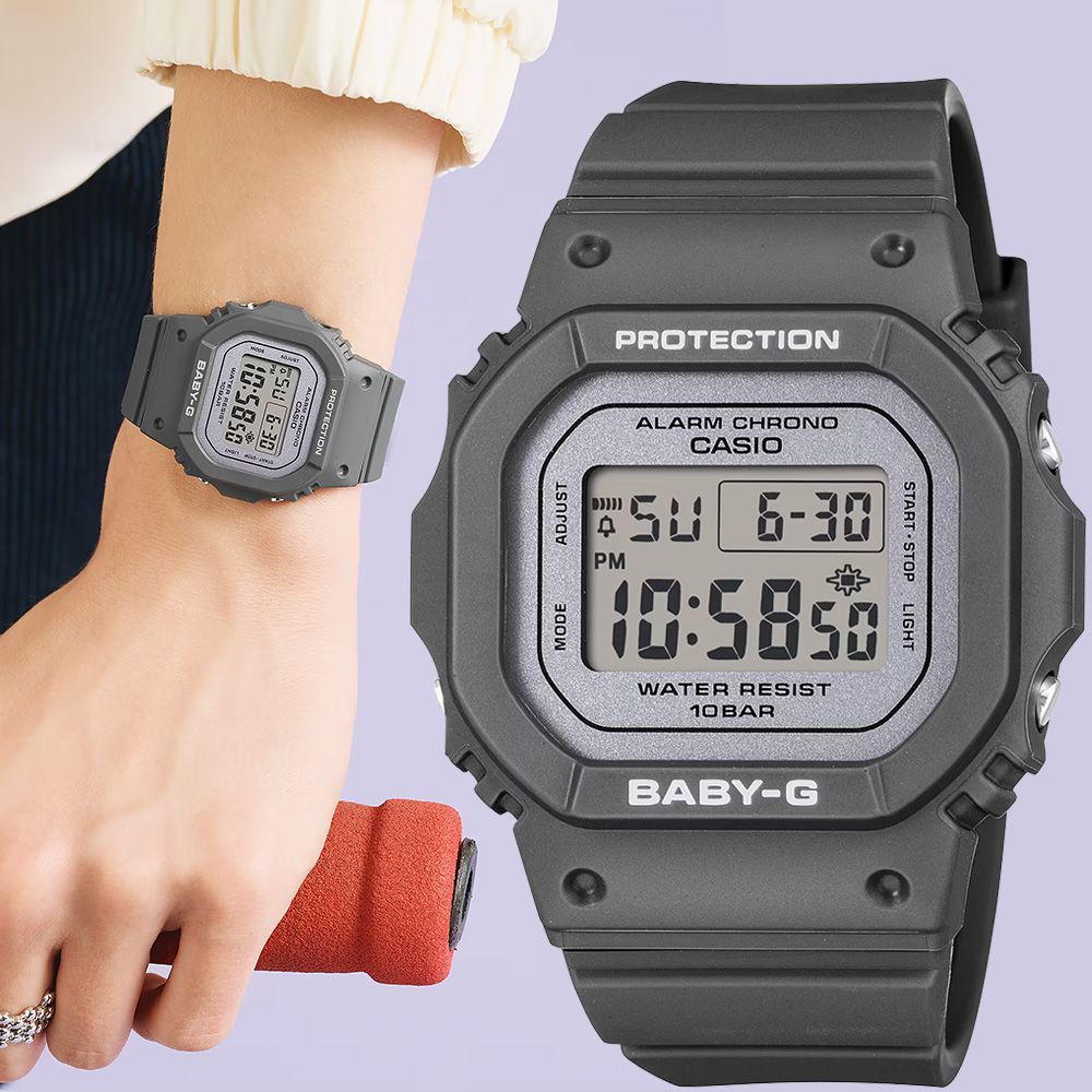 CASIO 卡西歐 Baby-G 學生錶 舞動芭蕾風珠光電子錶 女錶 手錶 送禮 禮物 推薦(BGD-565SC-1)