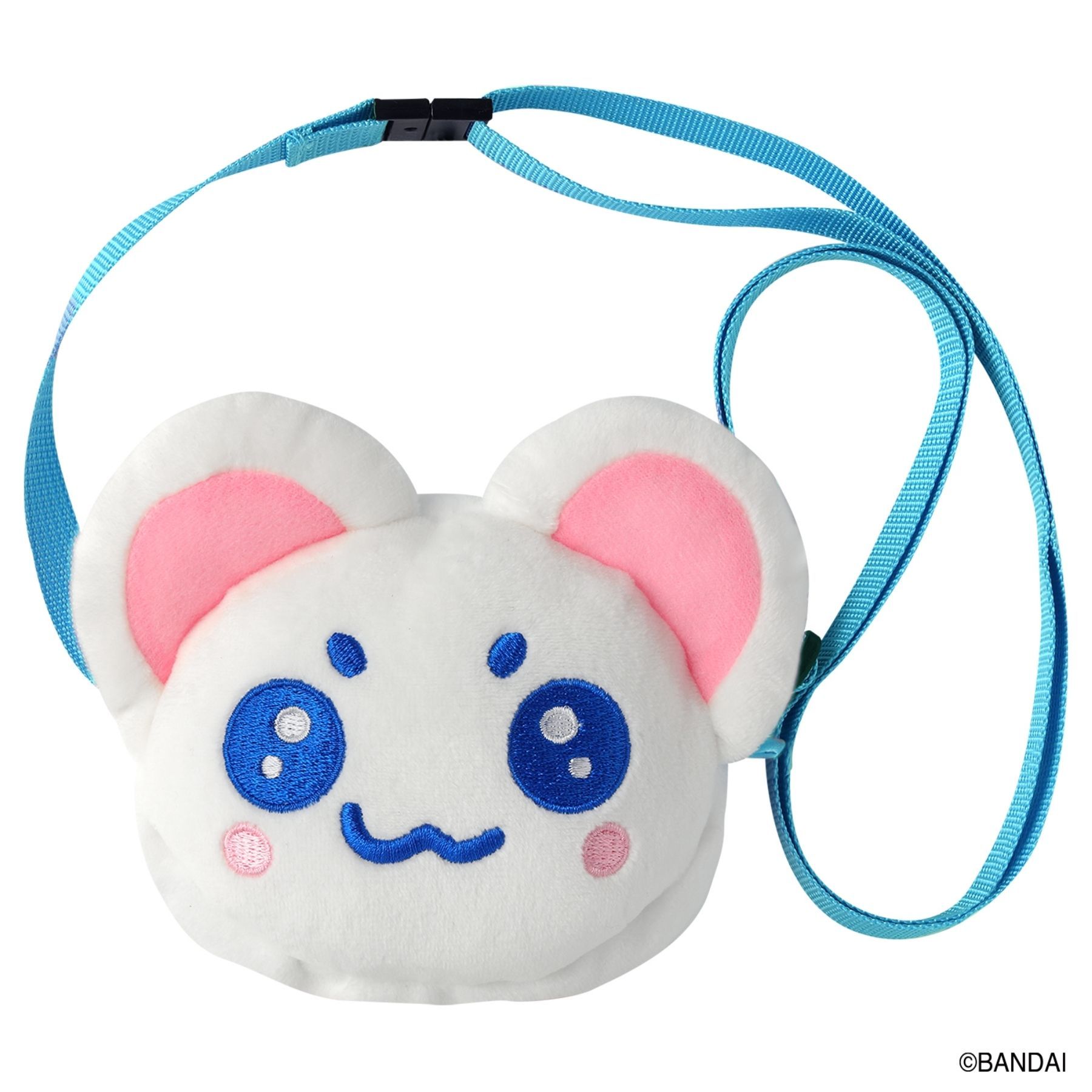 Tamagotchi塔麻歌子樂園系列絨毛包/ 白鼬吉
