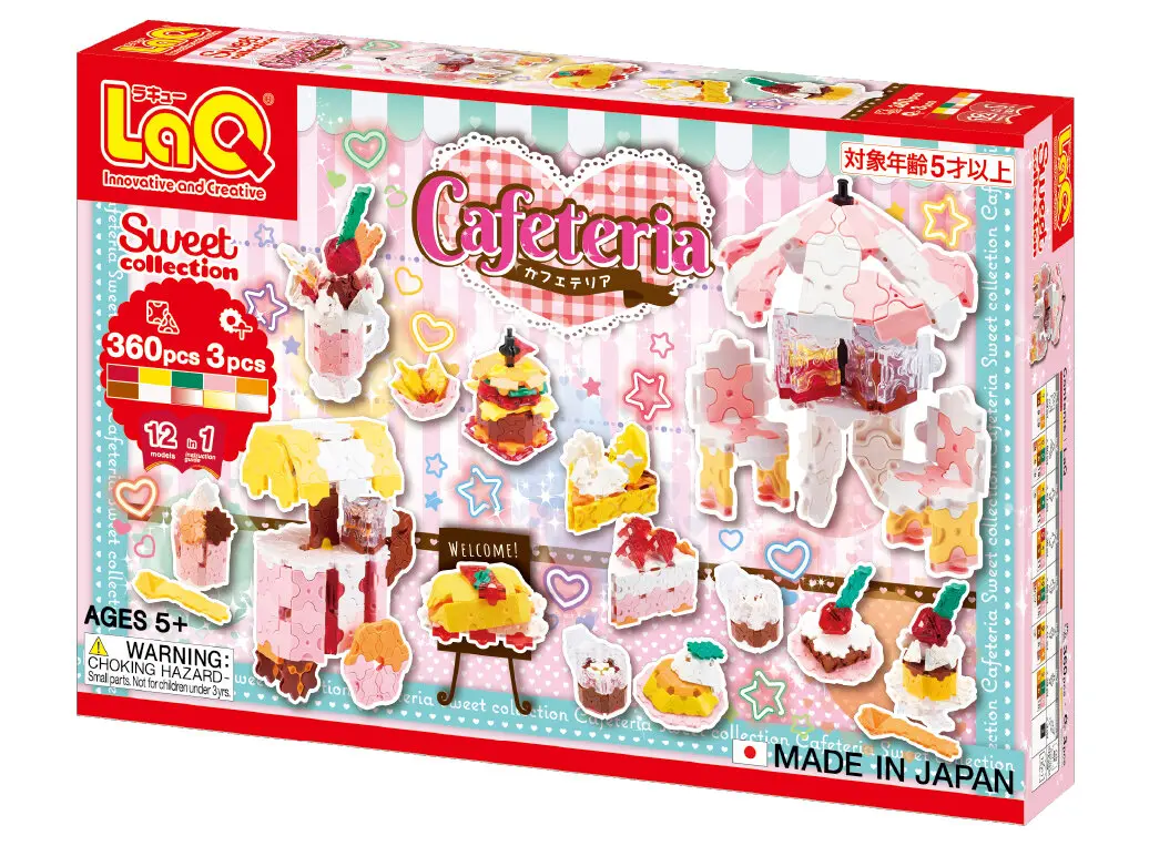LaQ甜點咖啡屋/ 360pcs+3pcs