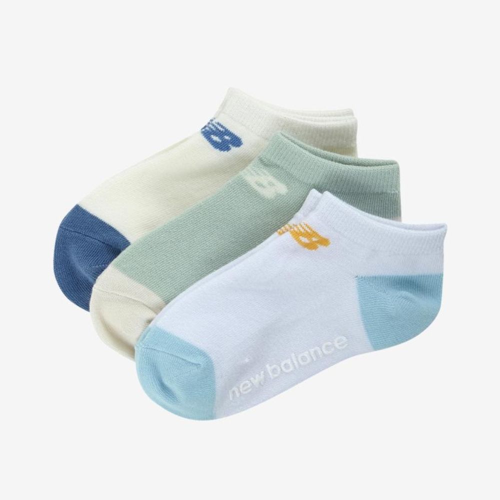 韓國 New Balance 童襪 大童16-22 三入一組撞色短襪/ 預購 20 cm