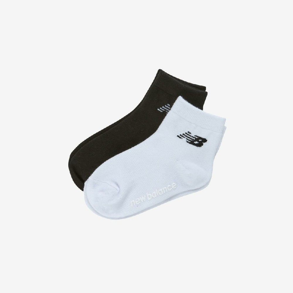 韓國 New Balance 童襪 中童16-22 兩入一組中筒襪/ 白色/ 預購 20 cm