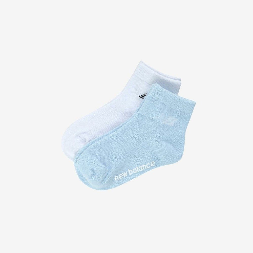 韓國 New Balance 童襪 中童16-22 兩入一組中筒襪/ 淺藍色/ 預購 20 cm