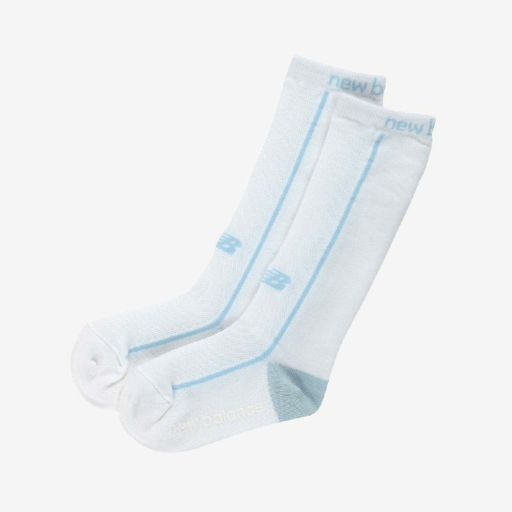 韓國 New Balance 童襪 大童16-22 基本款網眼膝下襪/ 淺藍/ 預購 20 cm