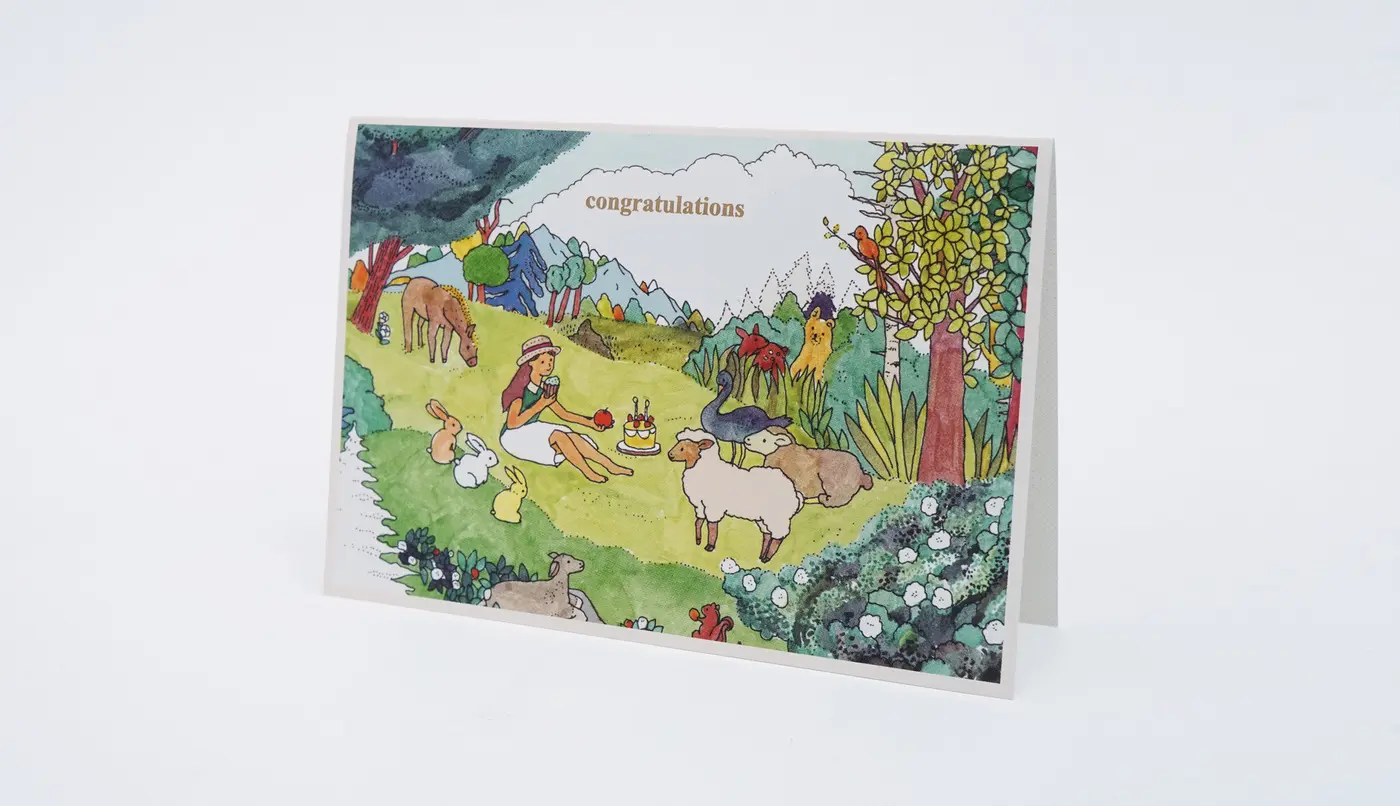 韓國ZERO PER ZERO 雙卡/ Cake Card/ Animals