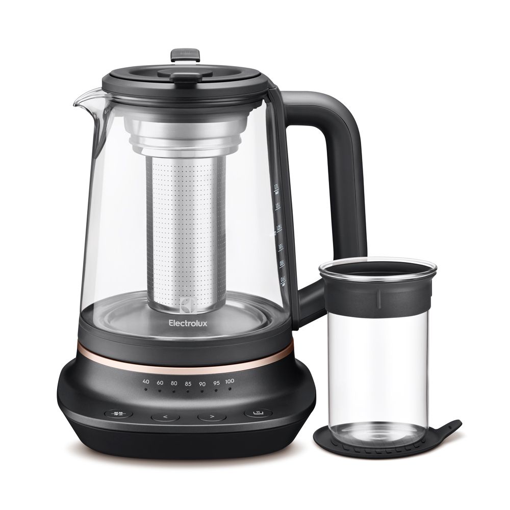 【伊萊克斯】1.7公升玻璃智能溫控電茶壺E7GK1-73BP