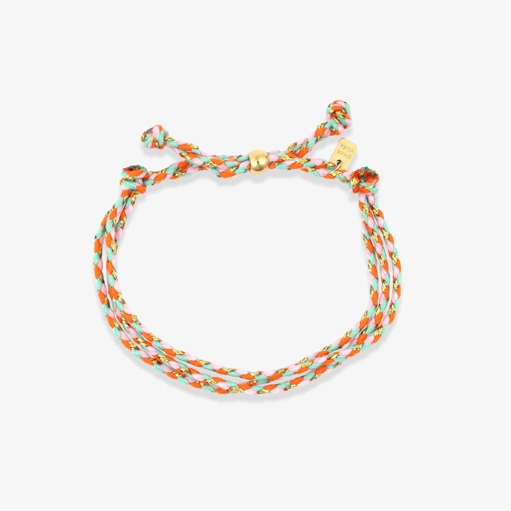 Pura Vida 美國手工 FRIENDSHIP CORD 摯友羈絆綠橘編織衝浪手繩