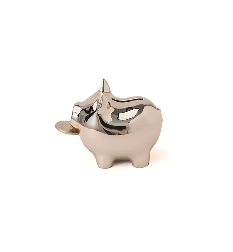金豬擺飾/ 捌/ 8cm/ 銀