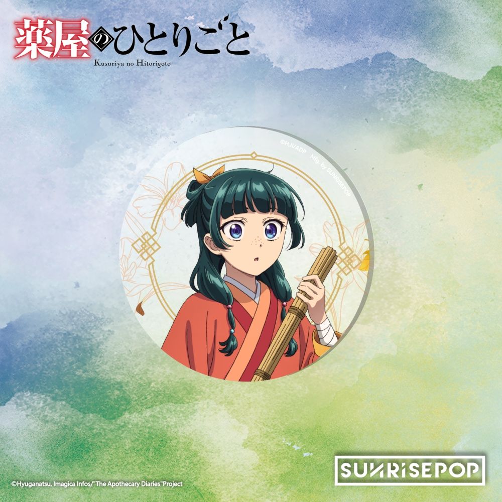 SUNRISEPOP藥師少女的獨語系列壓克力杯墊/ 圓/ 貓貓