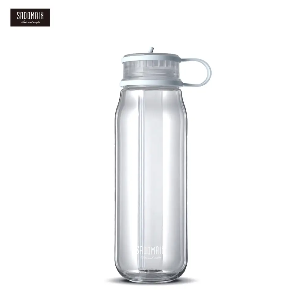 【SADOMAIN 仙德曼】夏日繽紛Tritan運動水壺 960ml/ 棉花白