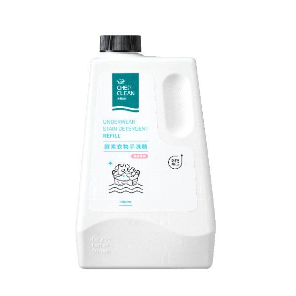淨毒五郎酵素衣物手洗精補充瓶/ 春霧香氣/ 1000ml
