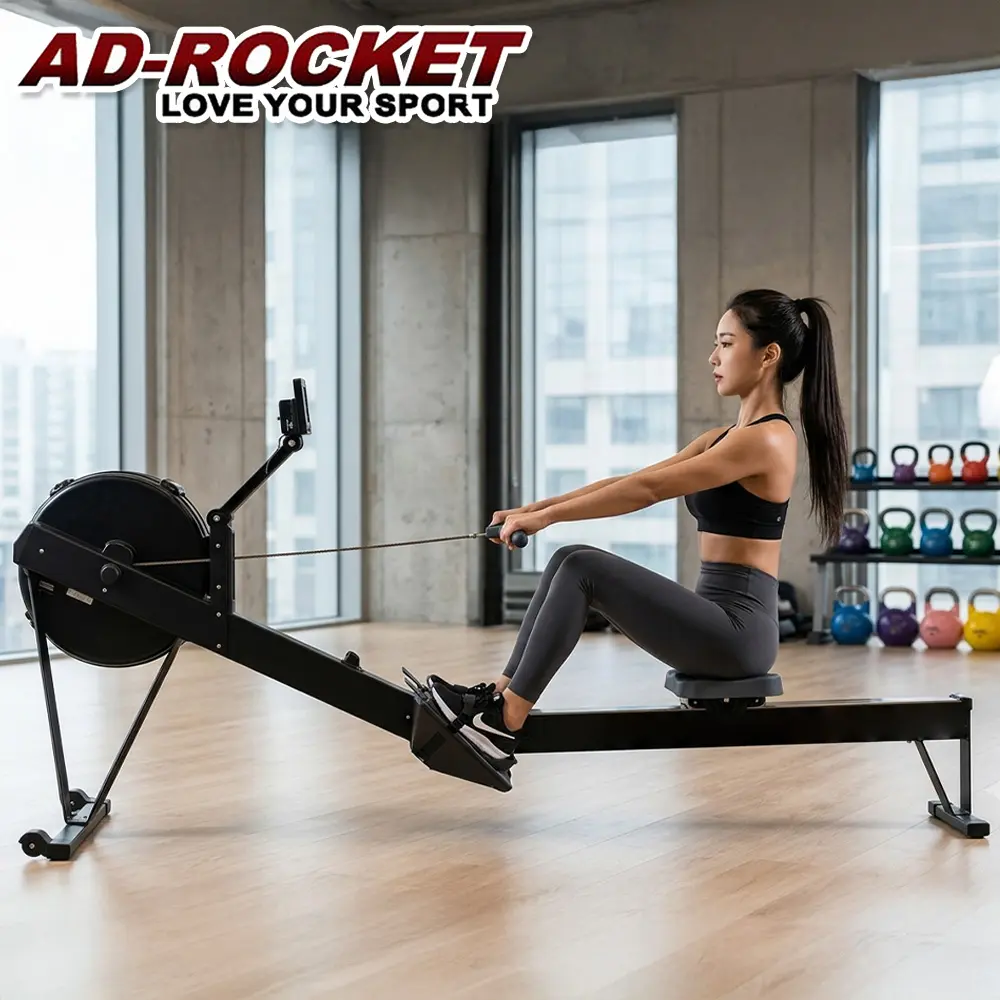 【AD-ROCKET】歐洲規格 風阻專業划船機