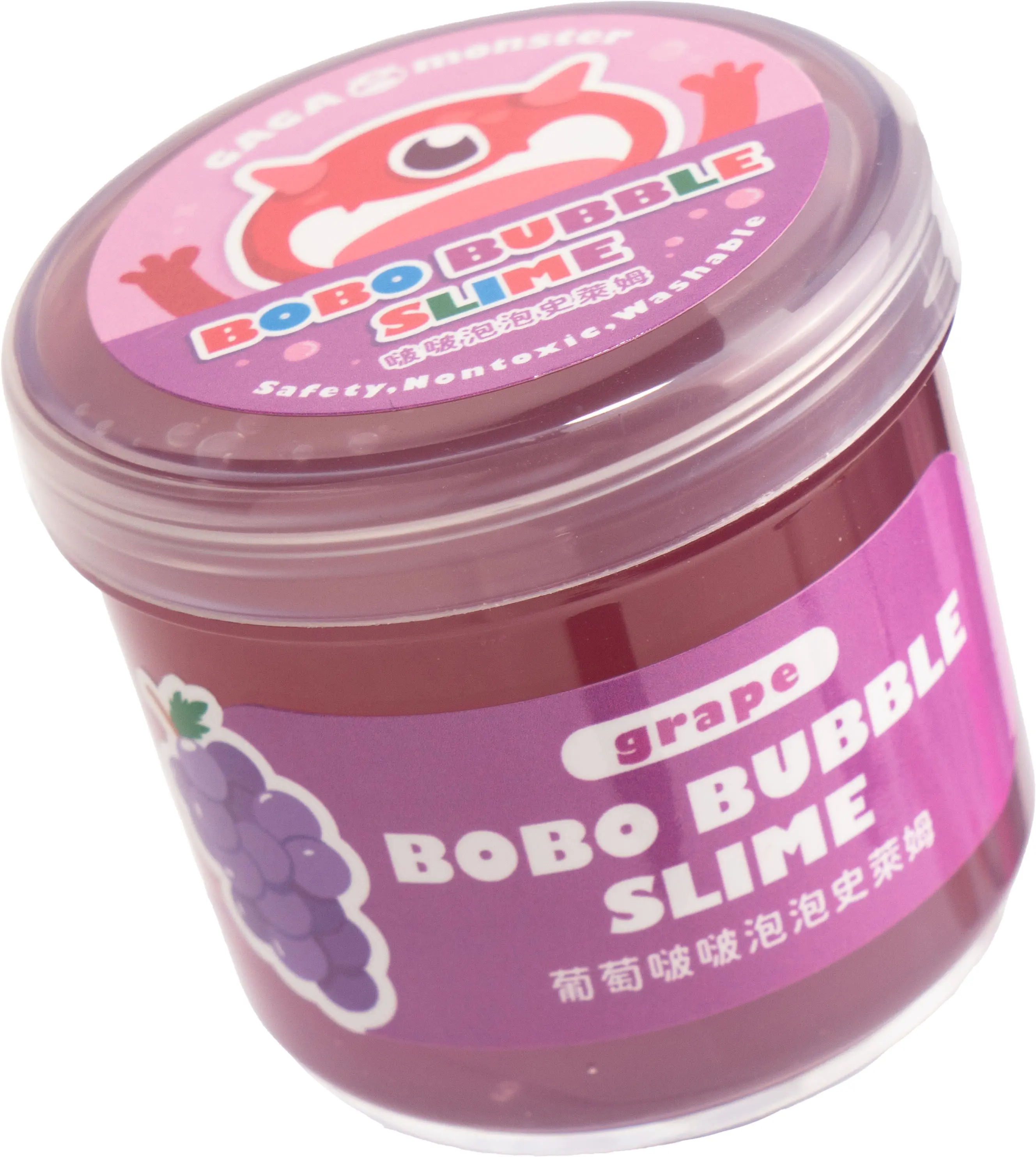 GAGA monster史萊姆怪獸星球/ 啵啵泡泡史萊姆/ 葡萄/ 150ML