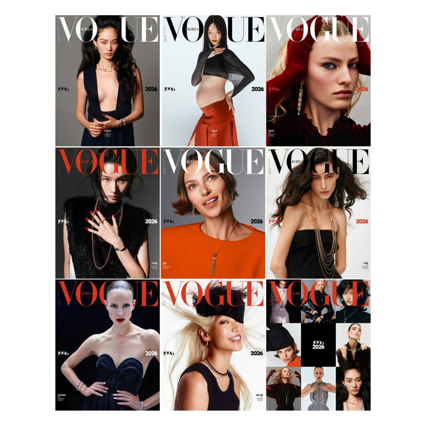 封面人物：申賢智、CHLOE OH、Felice Nova、Esther Kim、Bibi Breslin、Luíza Perote、Natasha Poly、Soo Joo Park
