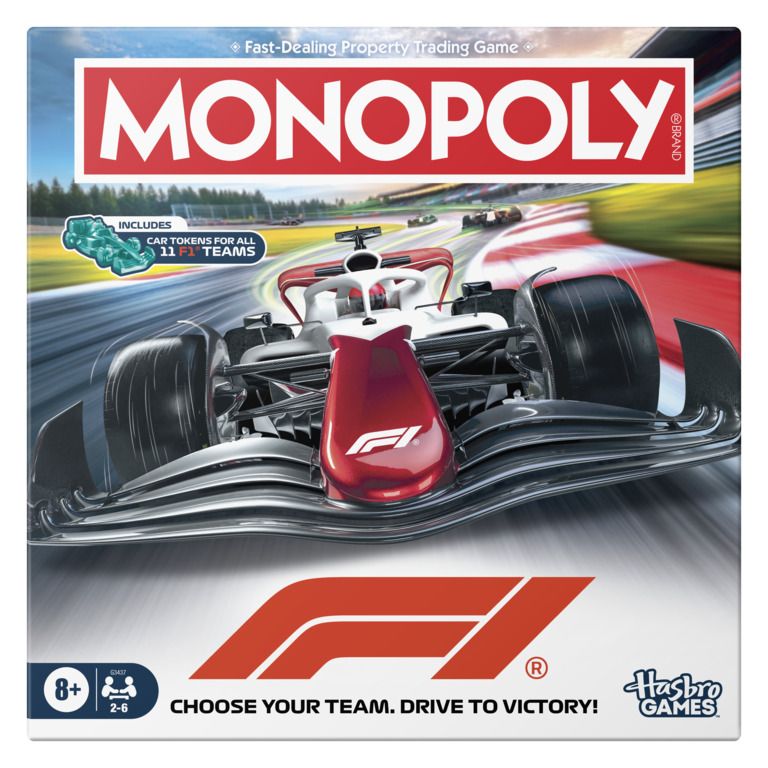 Hasbro地產大亨/ Formula 1/ 一級方程式賽車版/ 英文版