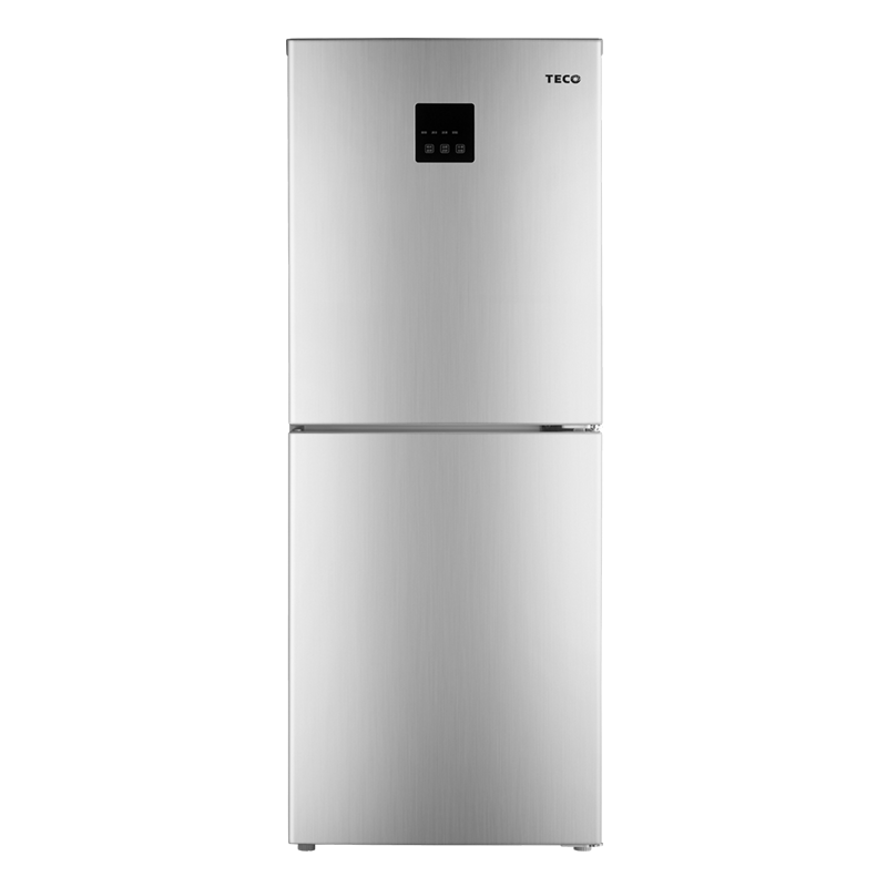 【TECO 東元】158公升 一級能效定頻 雙門下冷凍電冰箱_拉絲銀 R1583TS