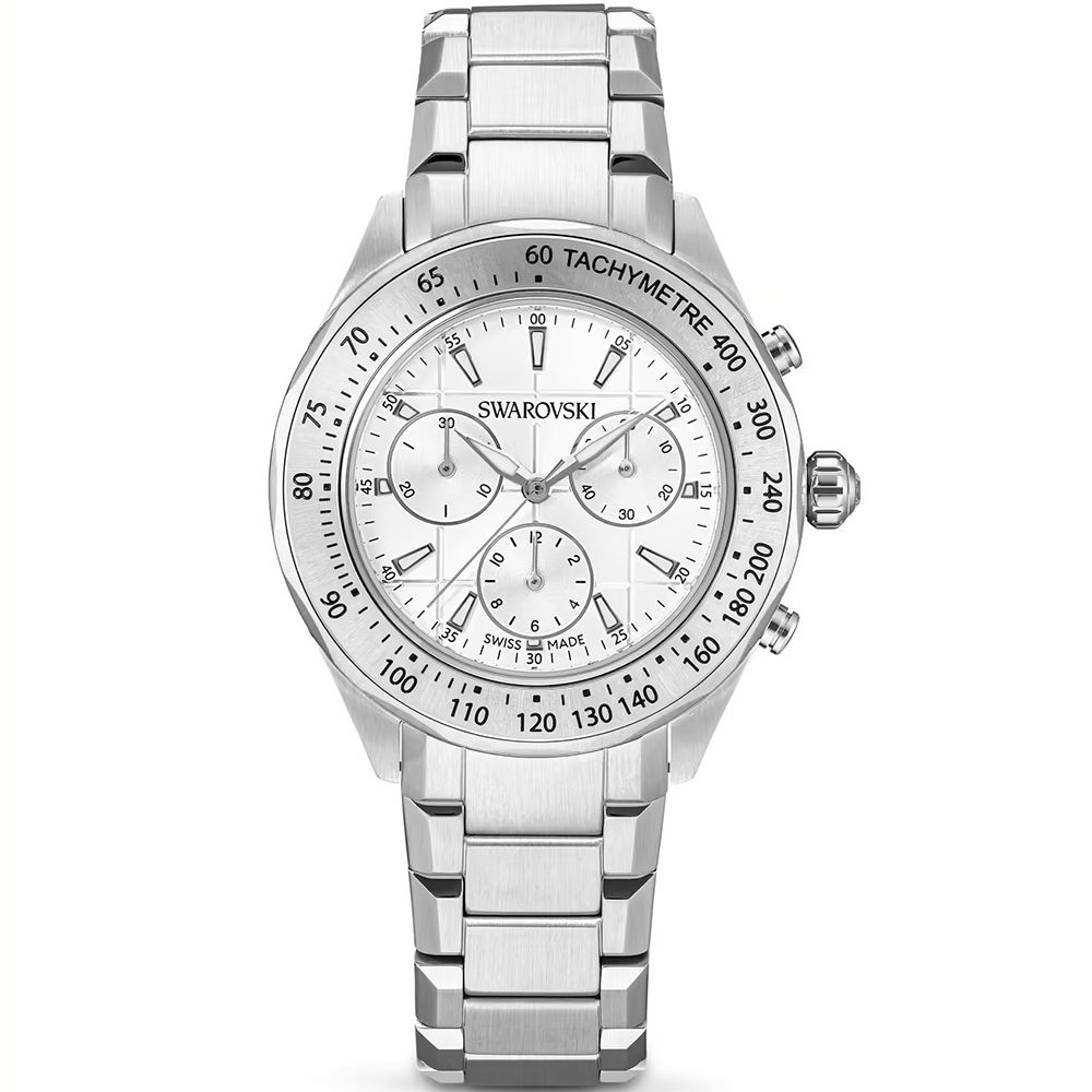 SWAROVSKI 施華洛世奇 Dextera 運動風計時手錶 中性錶 男錶-39mm 送禮 禮物 推薦(5744561)