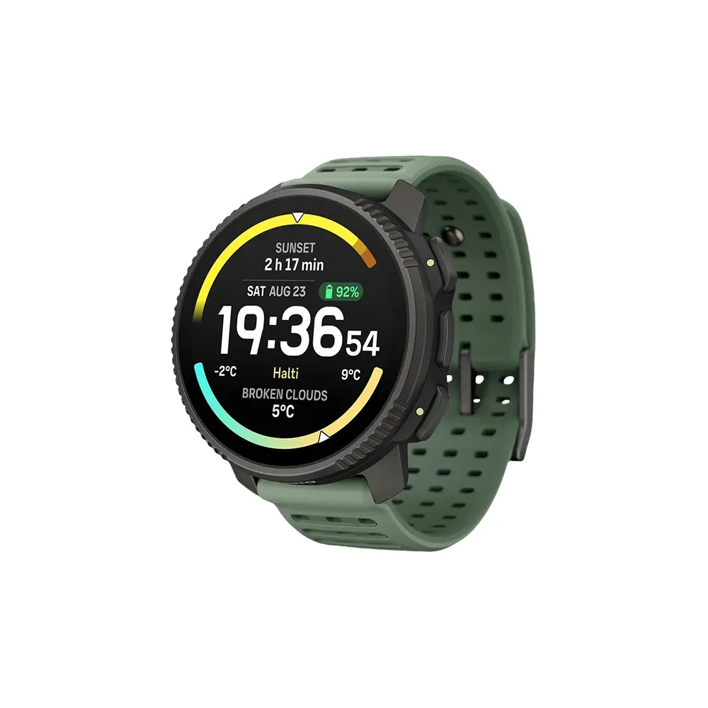 SUUNTO Vertical 2戶外探險旗艦運動不鏽鋼手錶/ 綠