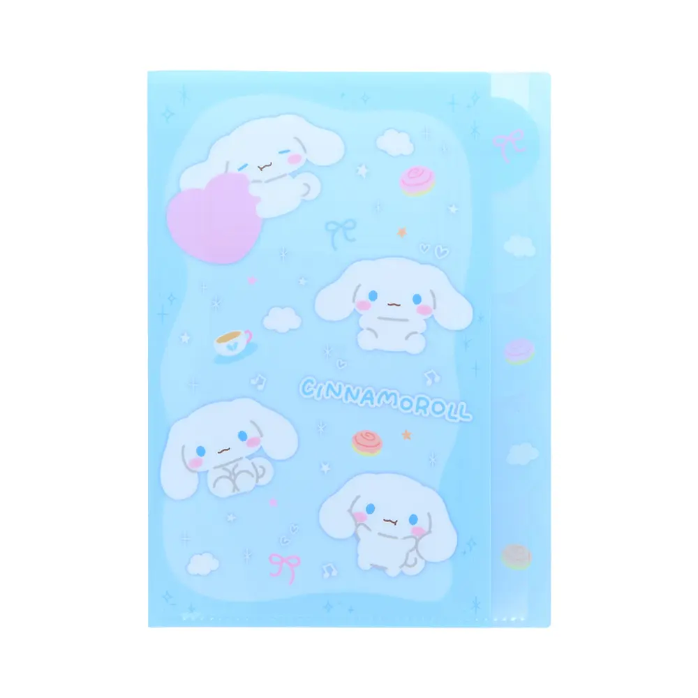 日本 sun-star 三麗鷗 MarshmallowPop 五層造型資料夾/ 大耳狗