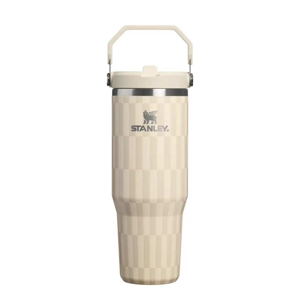 STANLEY經典系列IceFlow手提吸管杯2.0/ 0.88L/ 花磚白