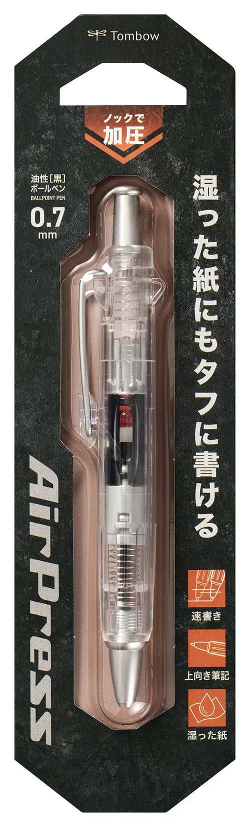 Tombow Air Press氣壓隨寫筆/ 透明色