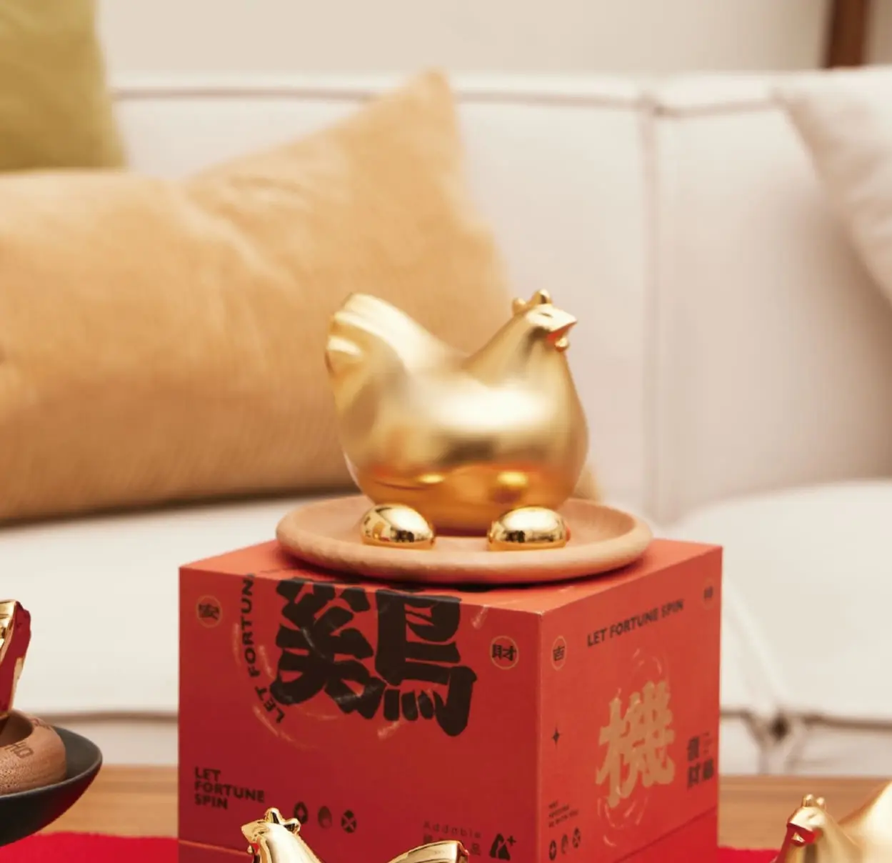 Addable居加良品 無敵發財雞/ 金雞母組/ 霧金