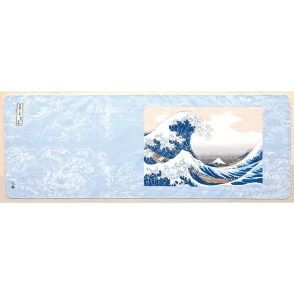 京都山本仁二重紗毛巾-葛氏北齋-浪裏