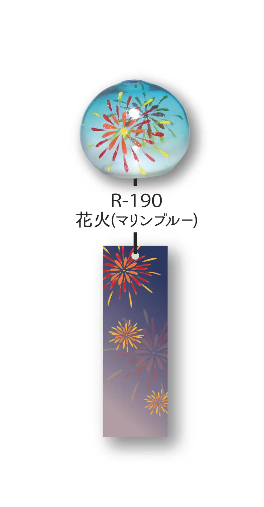 日本 喜多方蒔繪風鈴/ S/ 煙花