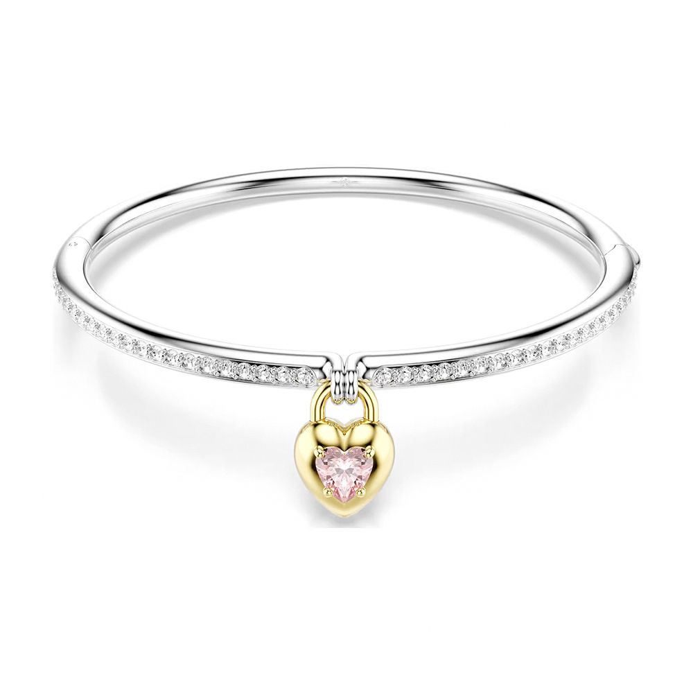 SWAROVSKI 施華洛世奇 Idyllia 雙面愛心手鐲-尺寸M 送禮 禮物 推薦(5737266)