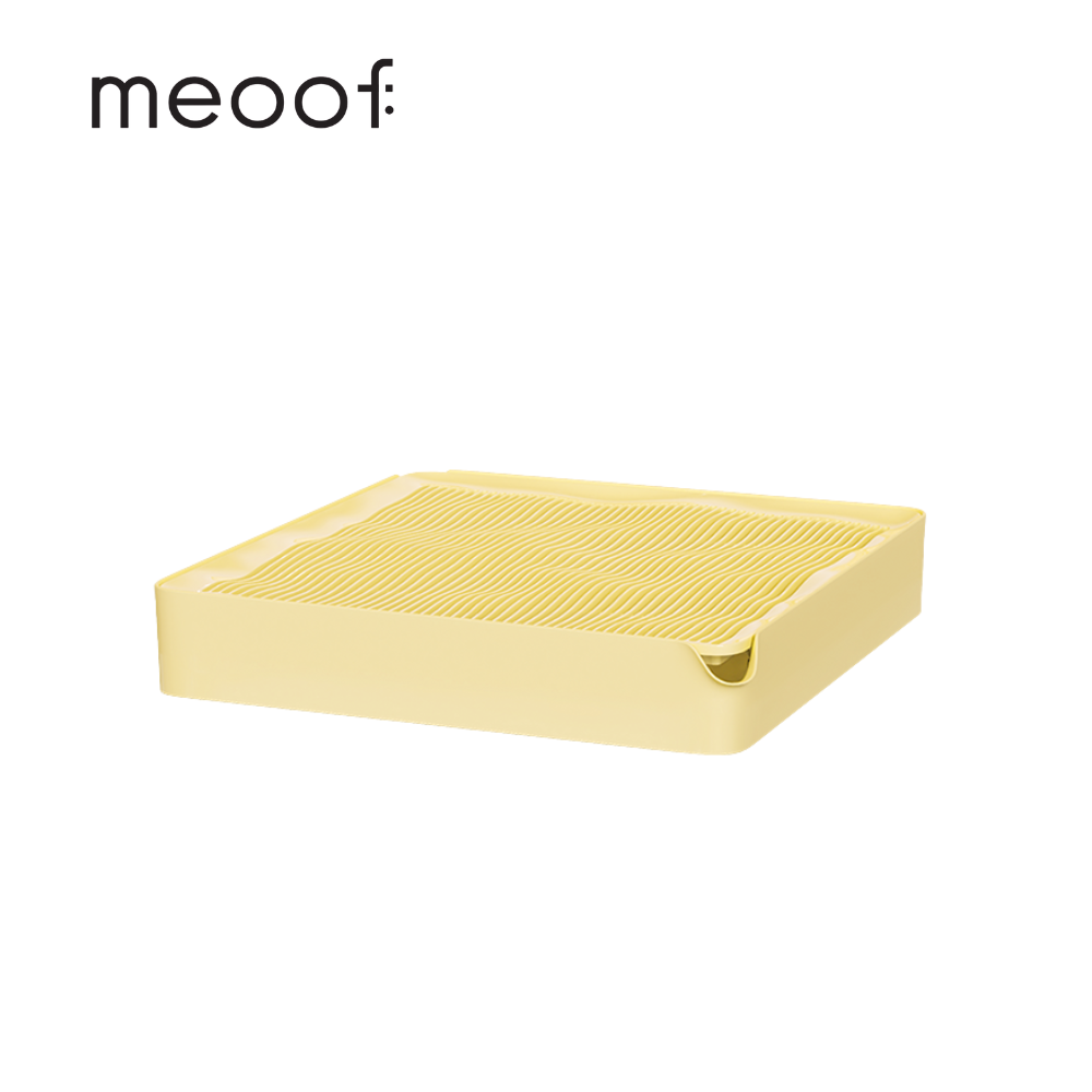 meoof 無邊泳池控砂盒 漏砂盒 奶油餅乾
