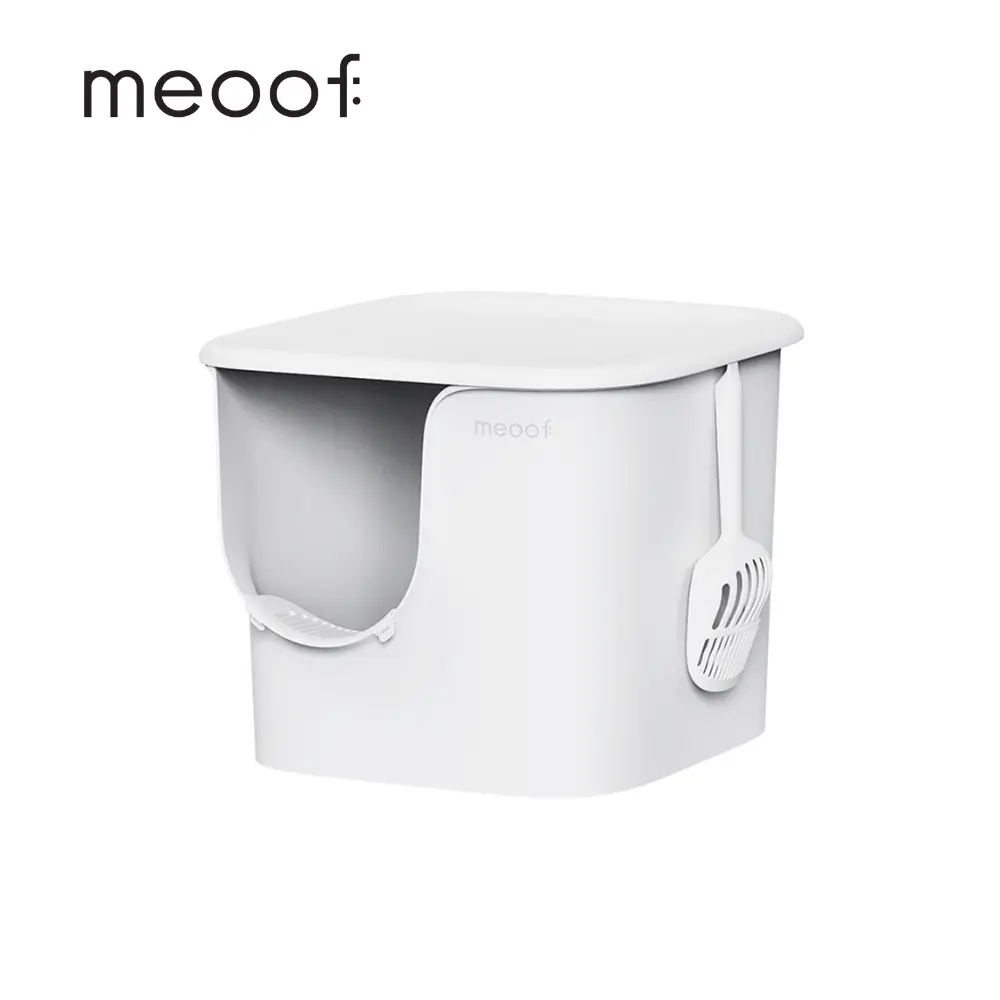 meoof 大豪斯貓砂盆 雲母白