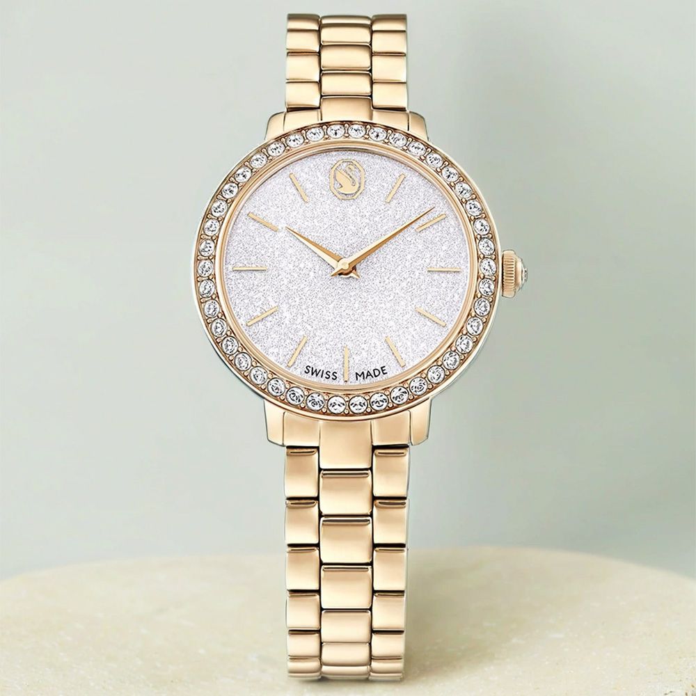 SWAROVSKI 施華洛世奇 Matrix 璀璨水晶手錶 女錶-30mm 送禮 禮物 推薦(5715026)