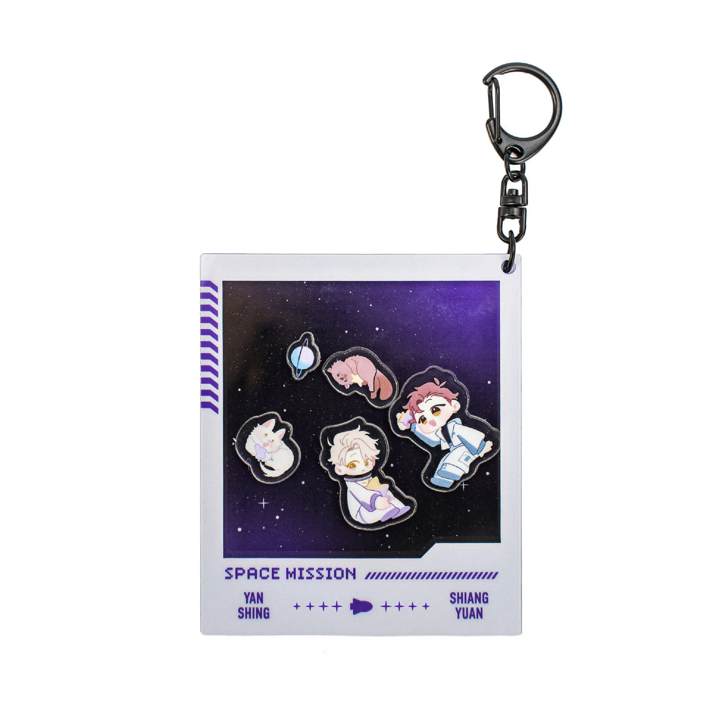 【誠品限定】啵啵起司/ SPACE MISSION鑰匙圈/ MN