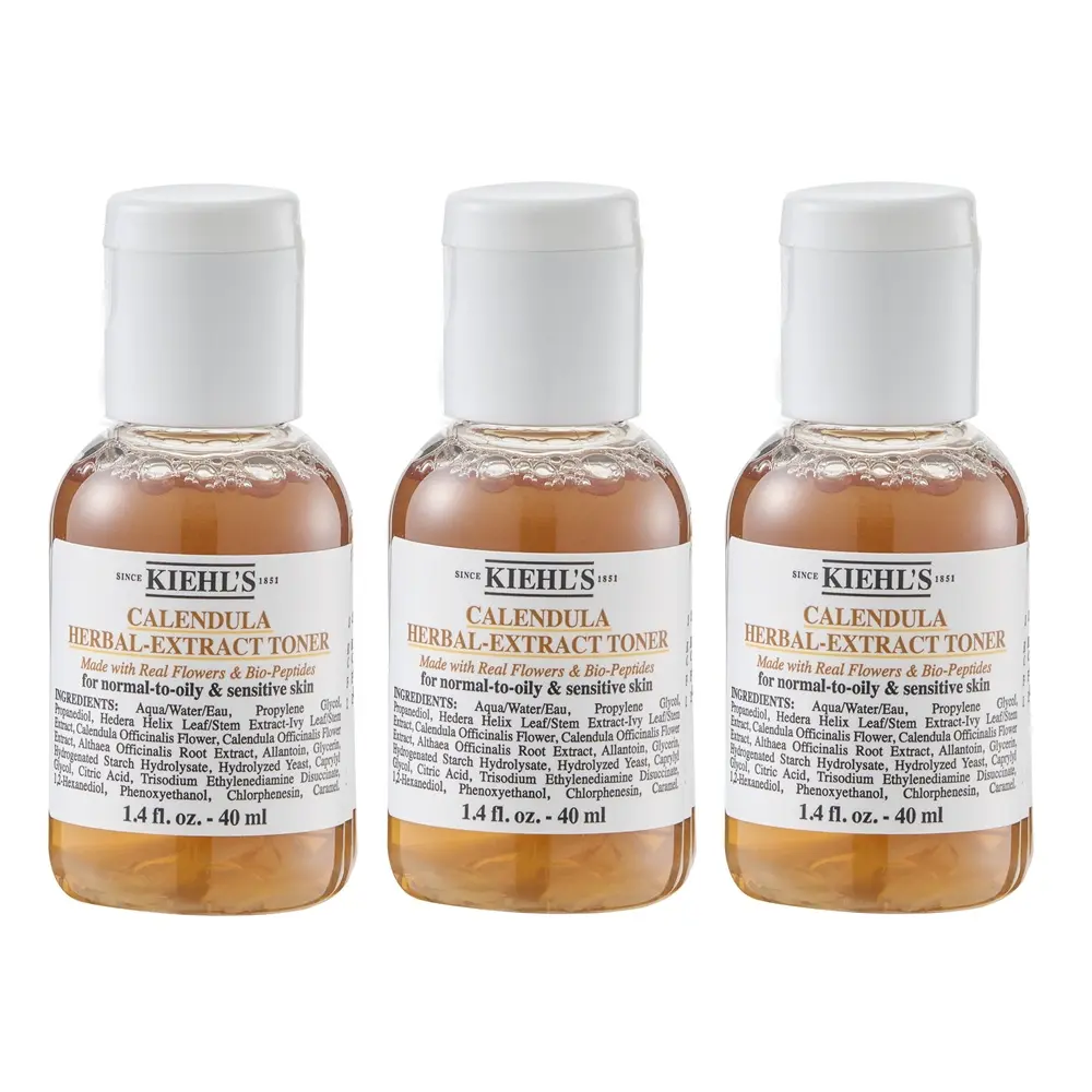 【Kiehl's契爾氏】金盞花精華修護化妝水40ml 三入組 公司貨
