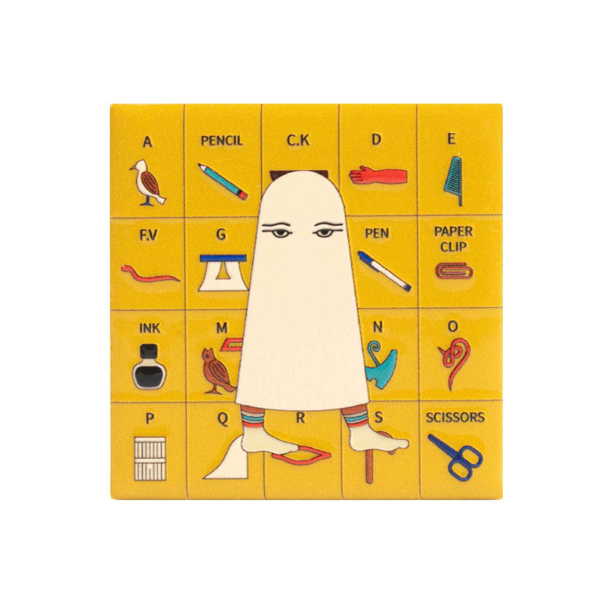 【誠品限定】埃及系列瓷磚磁鐵/ 梅傑德