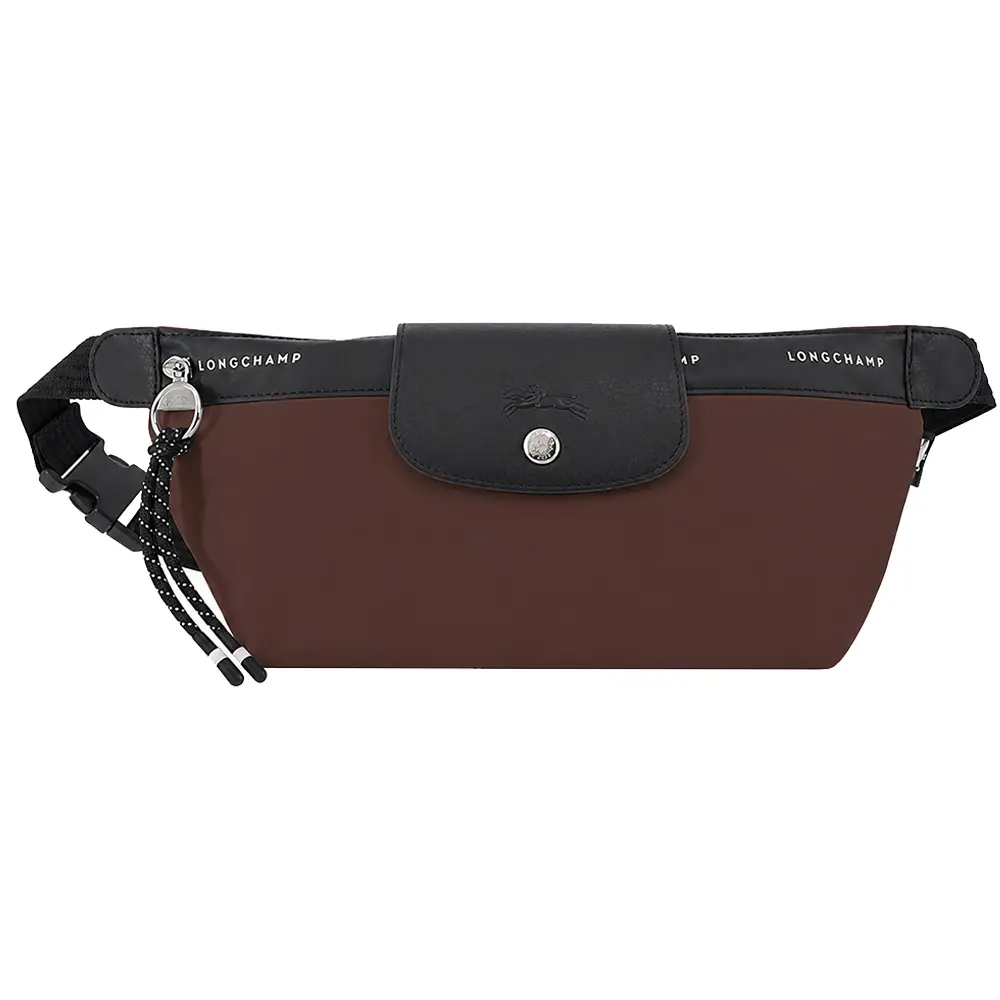 LONGCHAMP LE PLIAGE ENERGY系列再生尼龍腰包(中/可可)/平行輸入