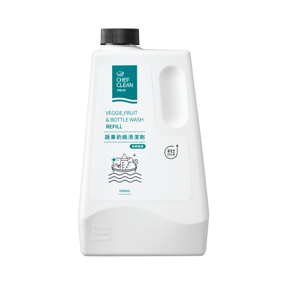 淨毒五郎蔬果奶瓶清潔劑補充瓶/ 1000ml