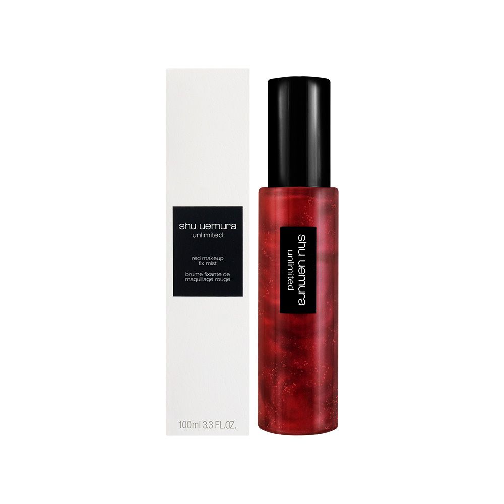SHU UEMURA植村秀 無極限緋紅亮顏定妝噴霧(100ml) #開光小紅噴_專櫃公司貨