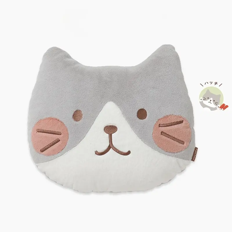 日本 HAPiNS Fuku Fuku Nyanko 腮紅大臉絨毛玩偶/ 哈吉