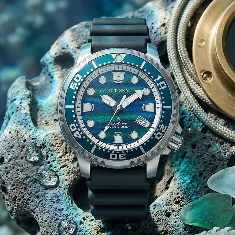 CITIZEN 星辰限量 PROMASTER MARINE 光動能200米潛水錶-44mm 送禮 禮物 推薦(BN0167-09W)