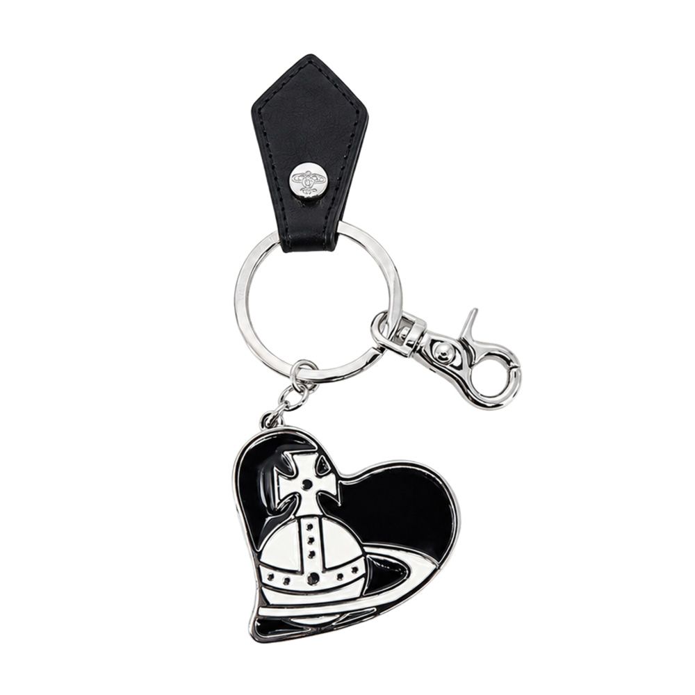 Vivienne Westwood HeartKeyholde土星珐琅鑰匙圈/平行輸入