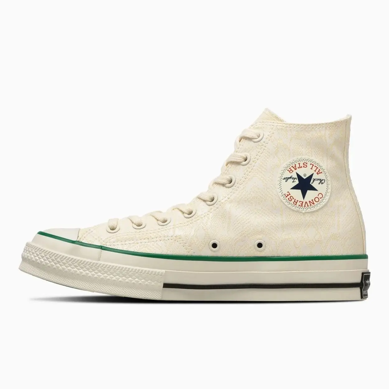 日本限定 Converse ALL STAR LGCY HI / Ed Davis 高筒 聯名反光圖案帆布休閒鞋 白色/ 預購 24 cm