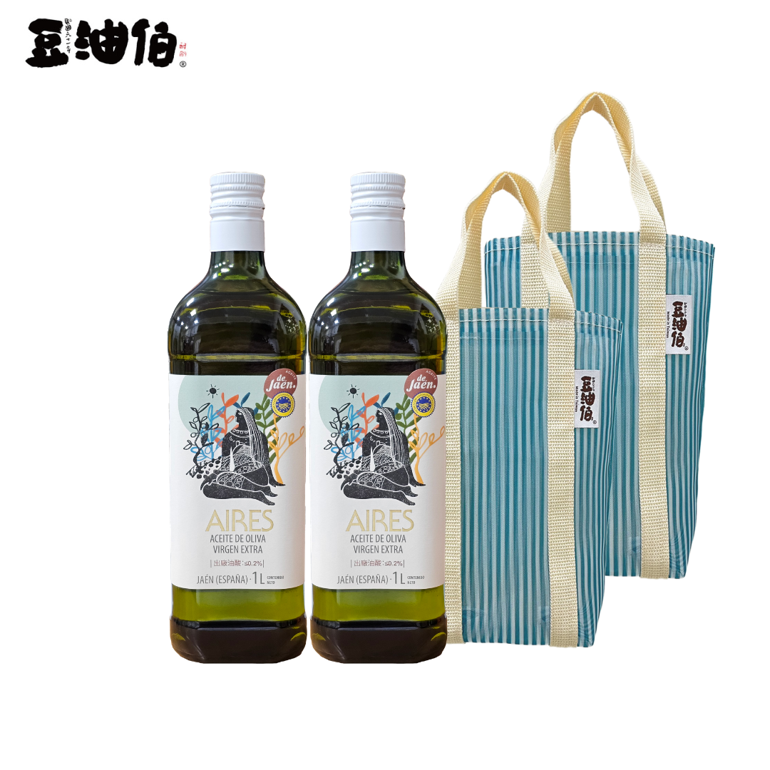 艾瑞斯Picual單一品種特級初榨橄欖油1L 2入提袋組