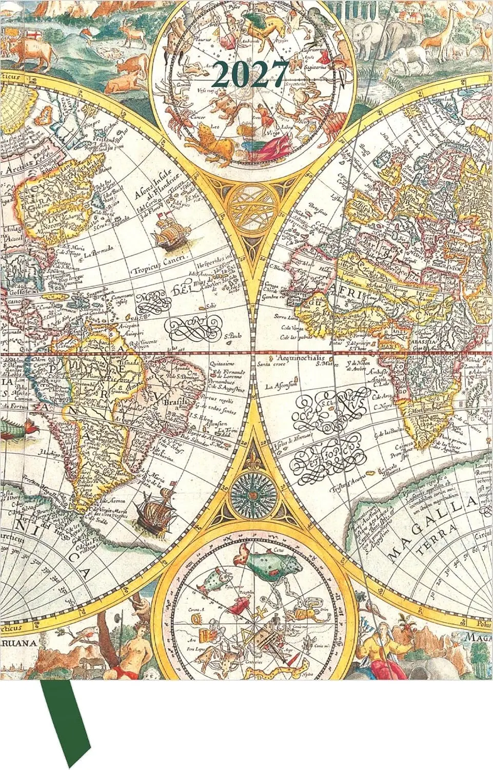 2027德國 teNeues Magneto 週計畫日誌/ M/ Antique Maps