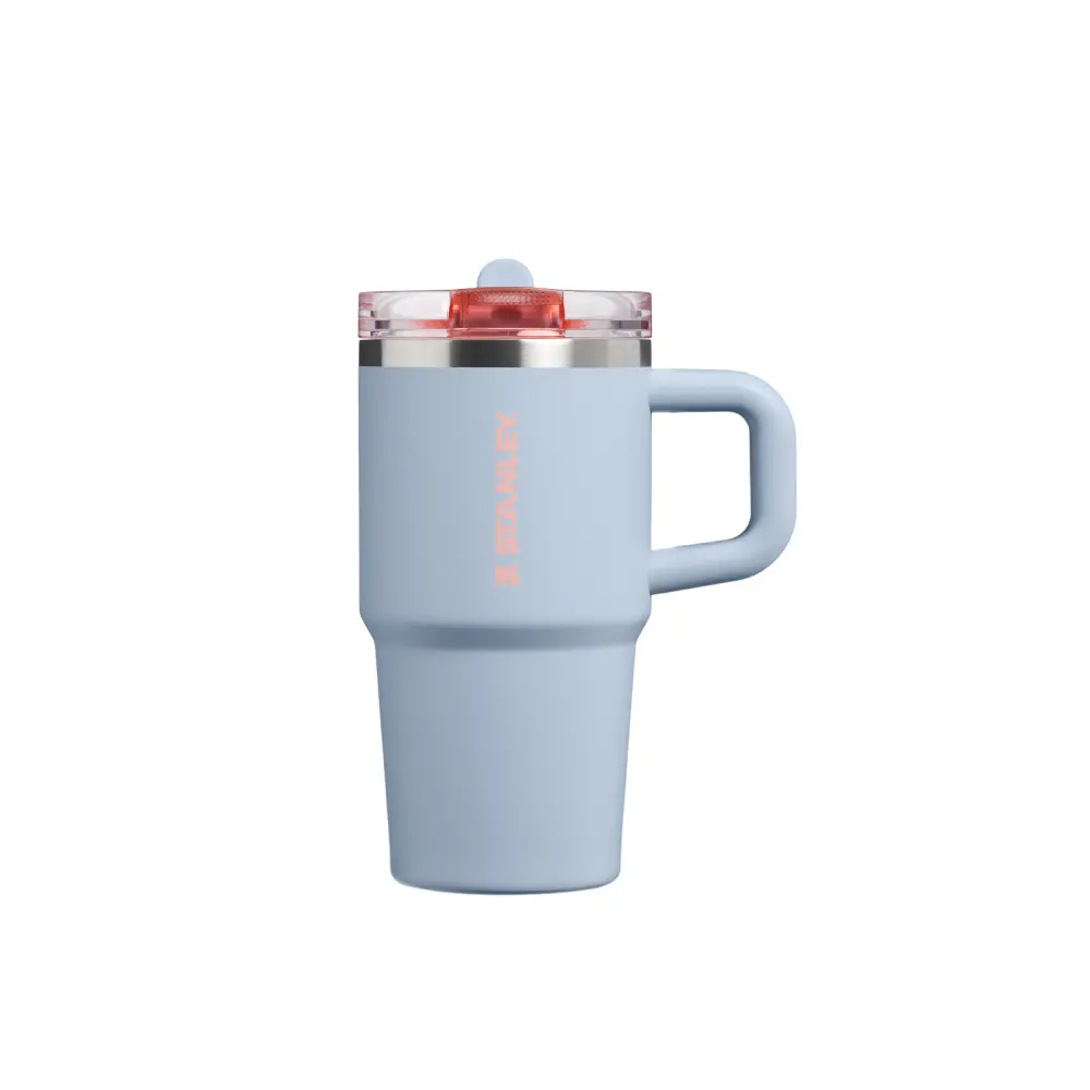 STANLEY防漏吸管隨手杯/ 0.59L/ 天使藍