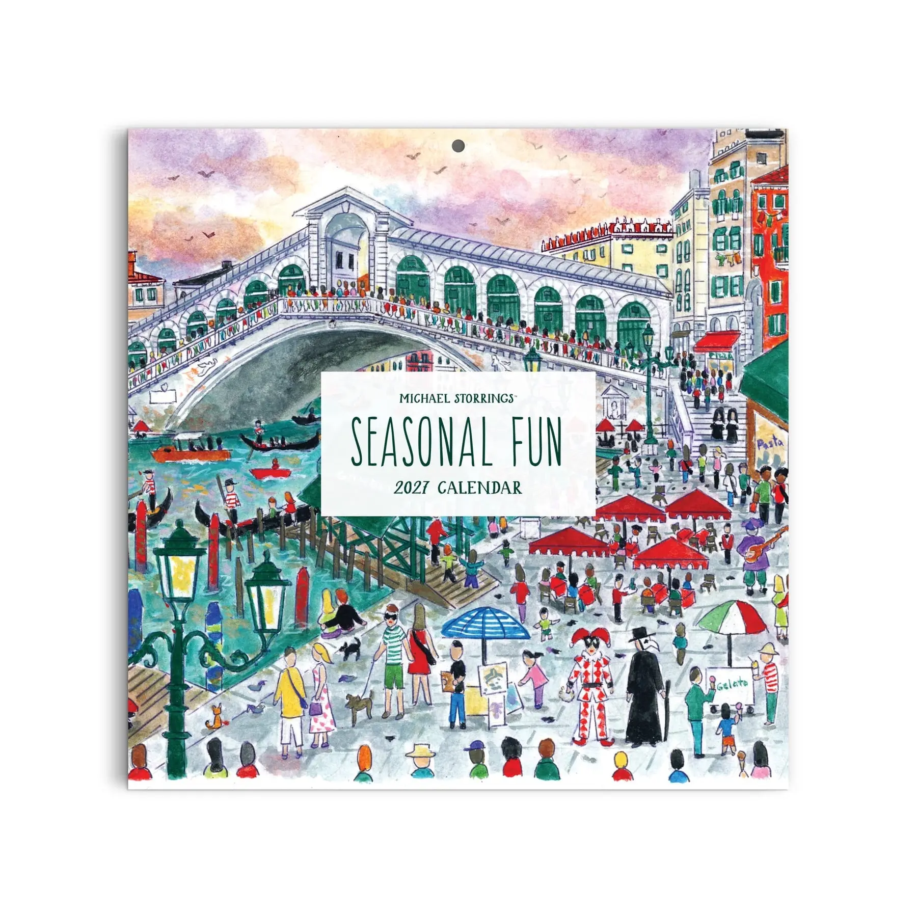 2027美國 galison 掛曆/ Michael Storrings Seasonal Fun
