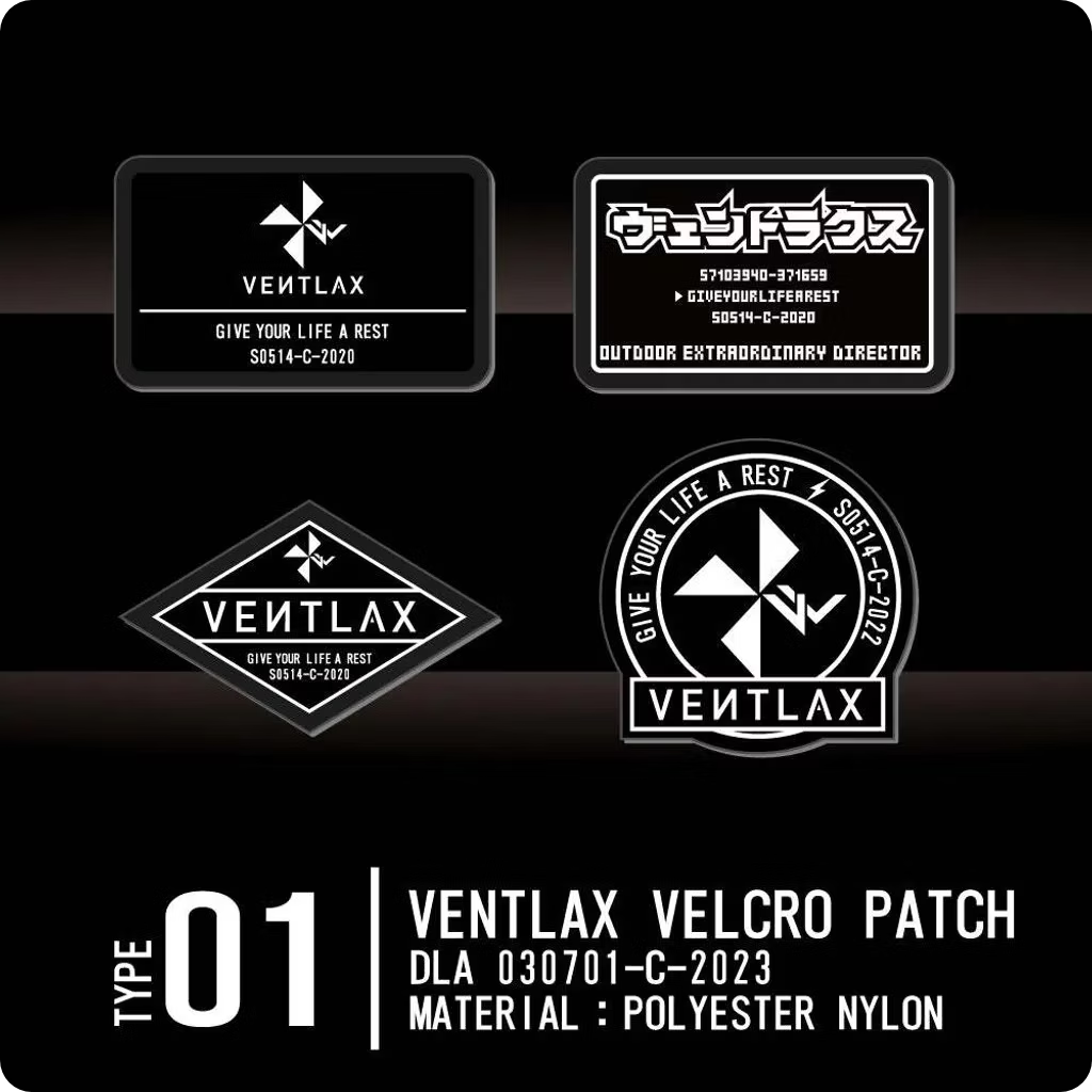 VENTLAX VELCRO PATCH 個性魔鬼氈 TYPE 1